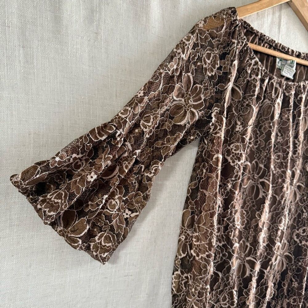 Lady Noiz Floral Lace‎ Dress S Cottagecore Festival Vibes - Picture 3 of 16